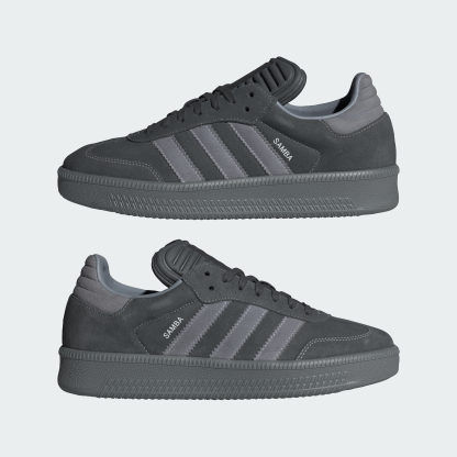 adidas Samba XLG Shoes - Carbon / Grey / Grey - View 8