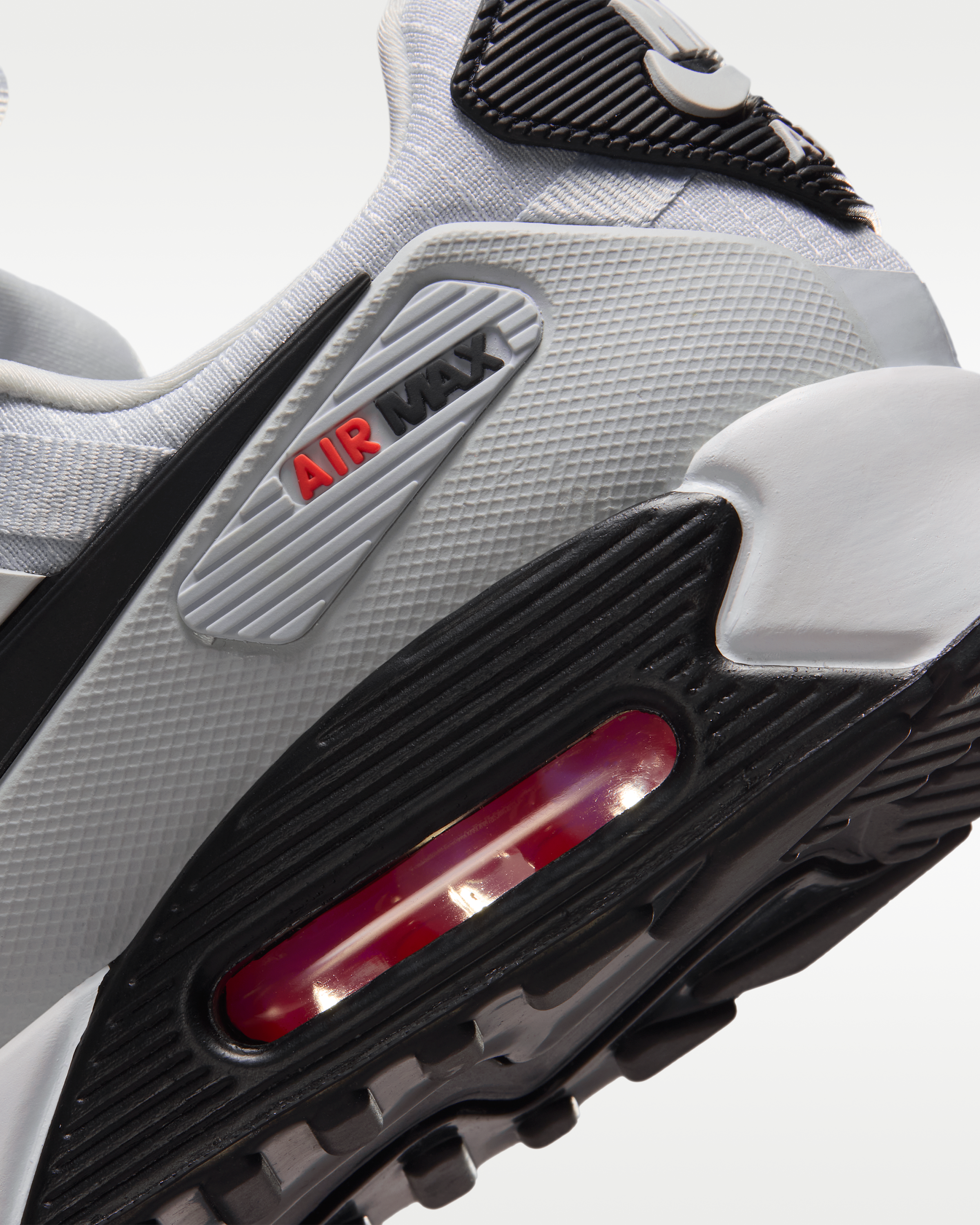 Nike Air Max 90 Drift Men's Shoes - Pure Platinum/Bright Crimson/Black - View 8