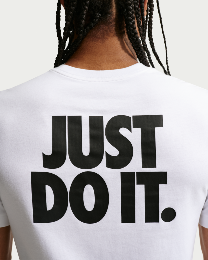 Nike Sportswear T-Shirt - White/Black - View 2
