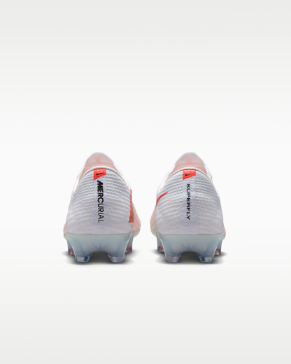 Nike Mercurial Superfly 11 Elite Firm-Ground Low-Top Football Boots - White/Bright Crimson/Blur - View 6