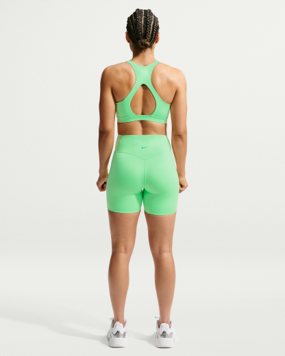 Nike Universa Women's Medium-Support Padded Sport Bra - Illusion Green/Light Green Spark/Green Spark - View 5