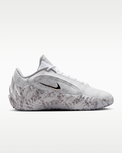 Giannis Freak 8 Basketball Shoes - White/Light Smoke Grey/Black/Metallic Silver - View 3