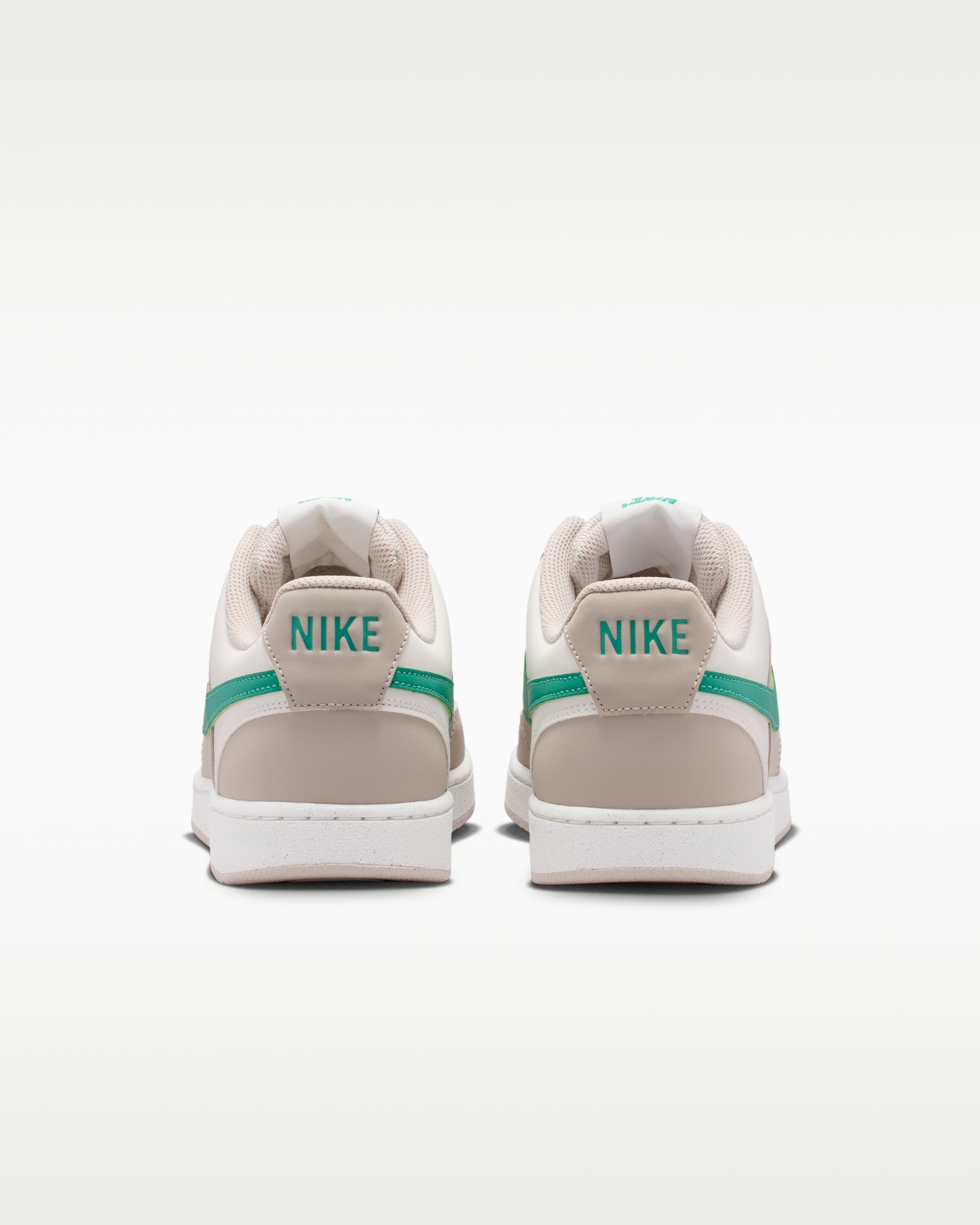 Nike Court Vision Low Men's Shoes - Sail/Cream II/Emerald Green - View 6
