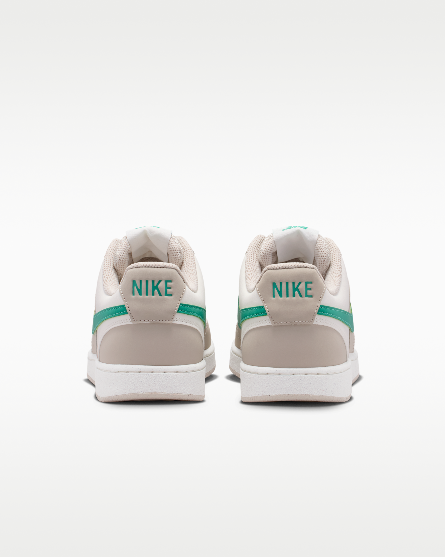 Nike Court Vision Low Men's Shoes - Sail/Cream II/Emerald Green - View 6