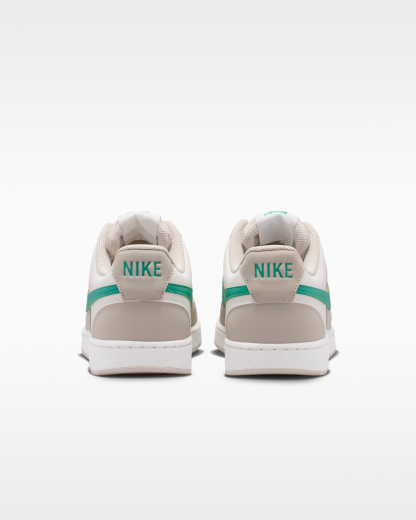 Nike Court Vision Low Men's Shoes - Sail/Cream II/Emerald Green - View 6