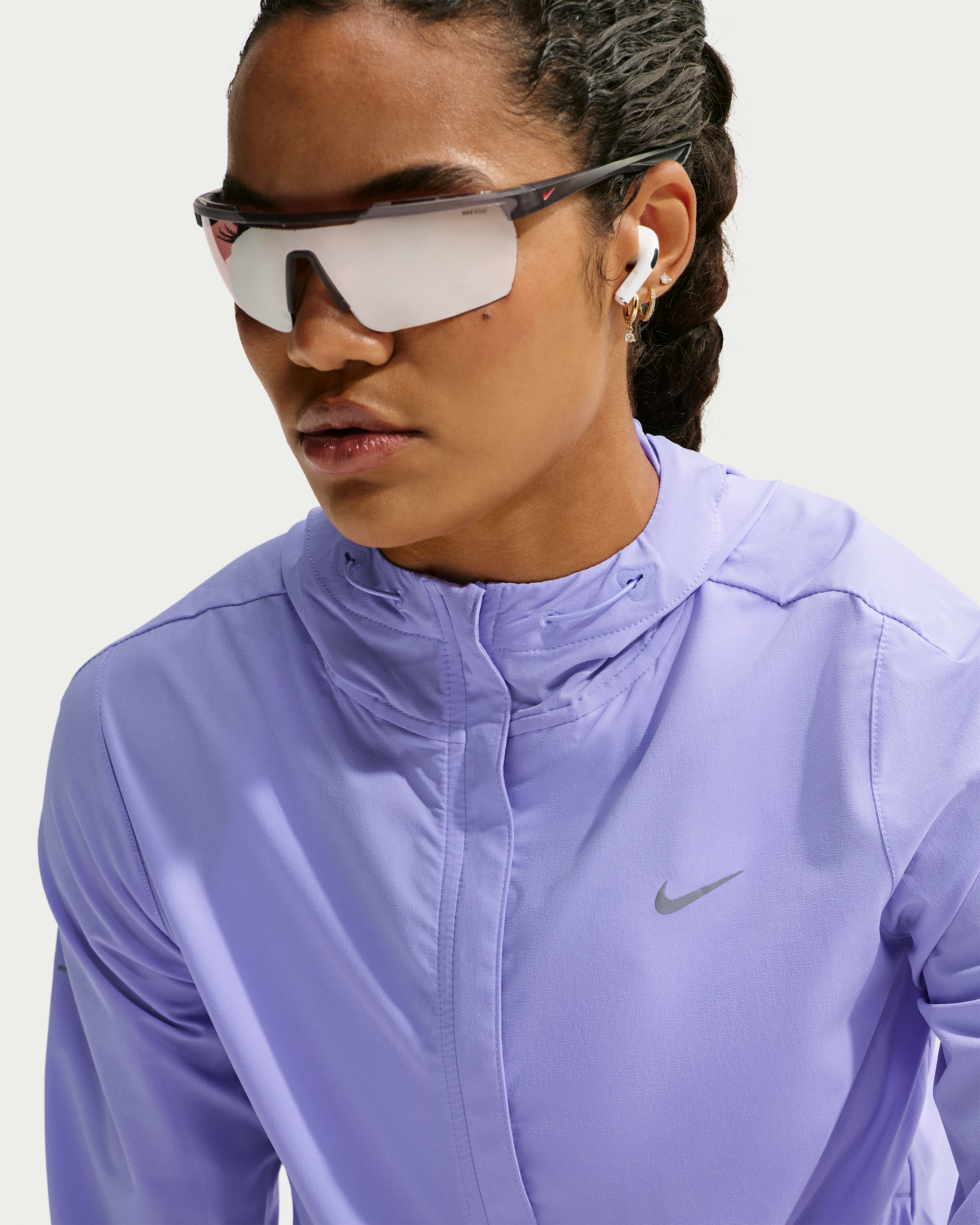 Nike Swift Women's Repel Packable Running Jacket - Purple Pulse - View 3