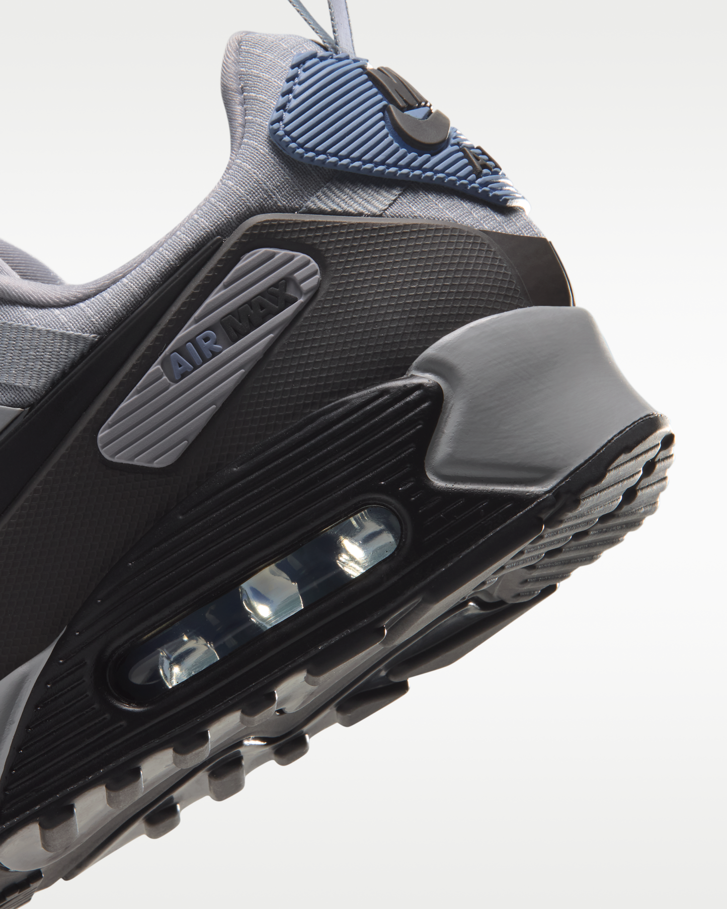 Nike Air Max 90 Drift Men's Shoes - Medium Ash/Work Blue/Wolf Grey/Black - View 8