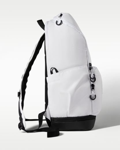 Nike Varsity Elite Backpack (32L) - White/Black/Metallic Gold - View 3
