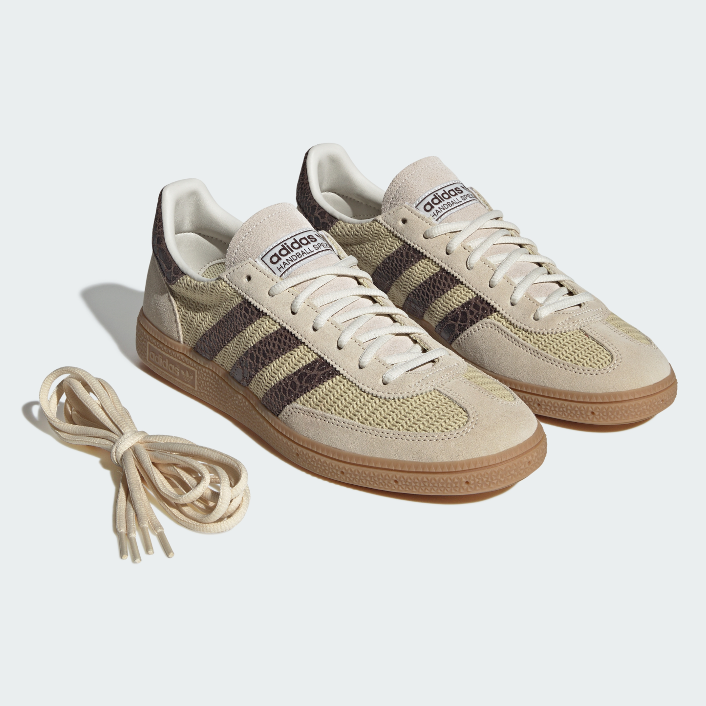 adidas HANDBALL SPEZIAL SHOES - Dual Yellow / Brown / Warm Vanilla - View 9