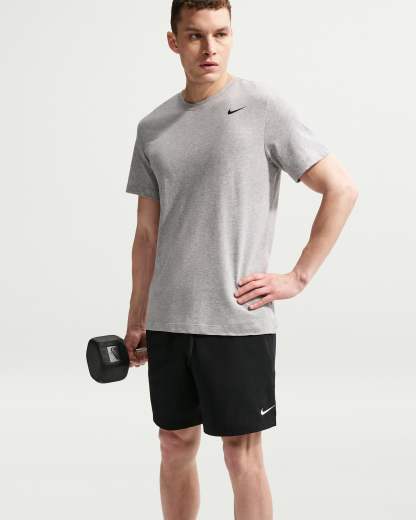 Nike Form Men's Dri-FIT 18cm (approx.) Unlined Versatile Shorts - Black/White - View 4