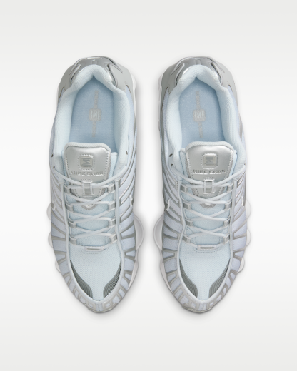Nike Shox TL Women's Shoes - Pure Platinum/Smoke Grey/Metallic Silver - View 4