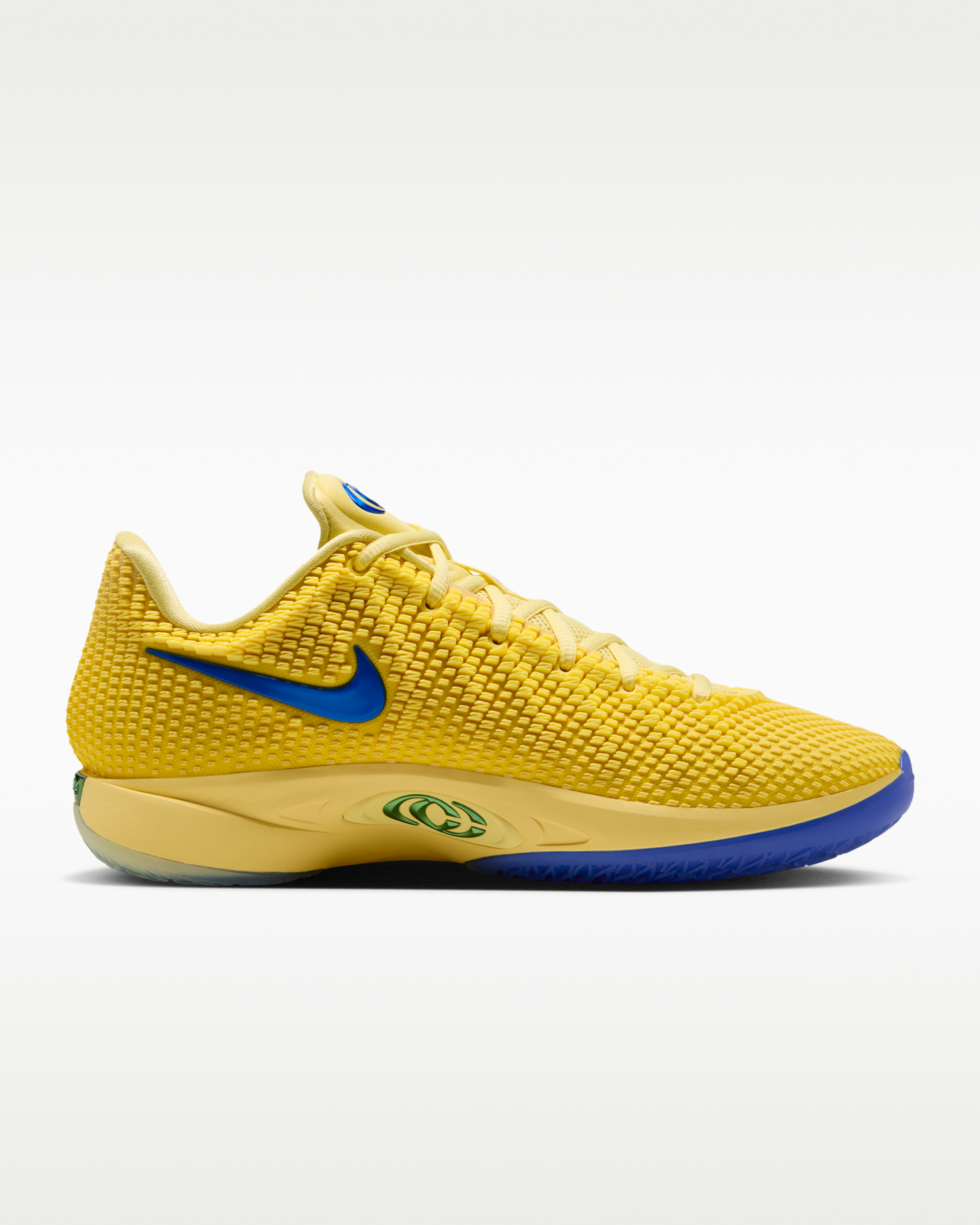 Caitlin 1 'Warning Code' Basketball Shoes - Yellow Zest/Soft Yellow/Racer Blue - View 3