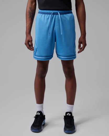 Jordan Sport Men's Dri-FIT 18cm (approx.) Mesh Diamond Shorts - Blue Beyond/True Blue/True Blue - View 1