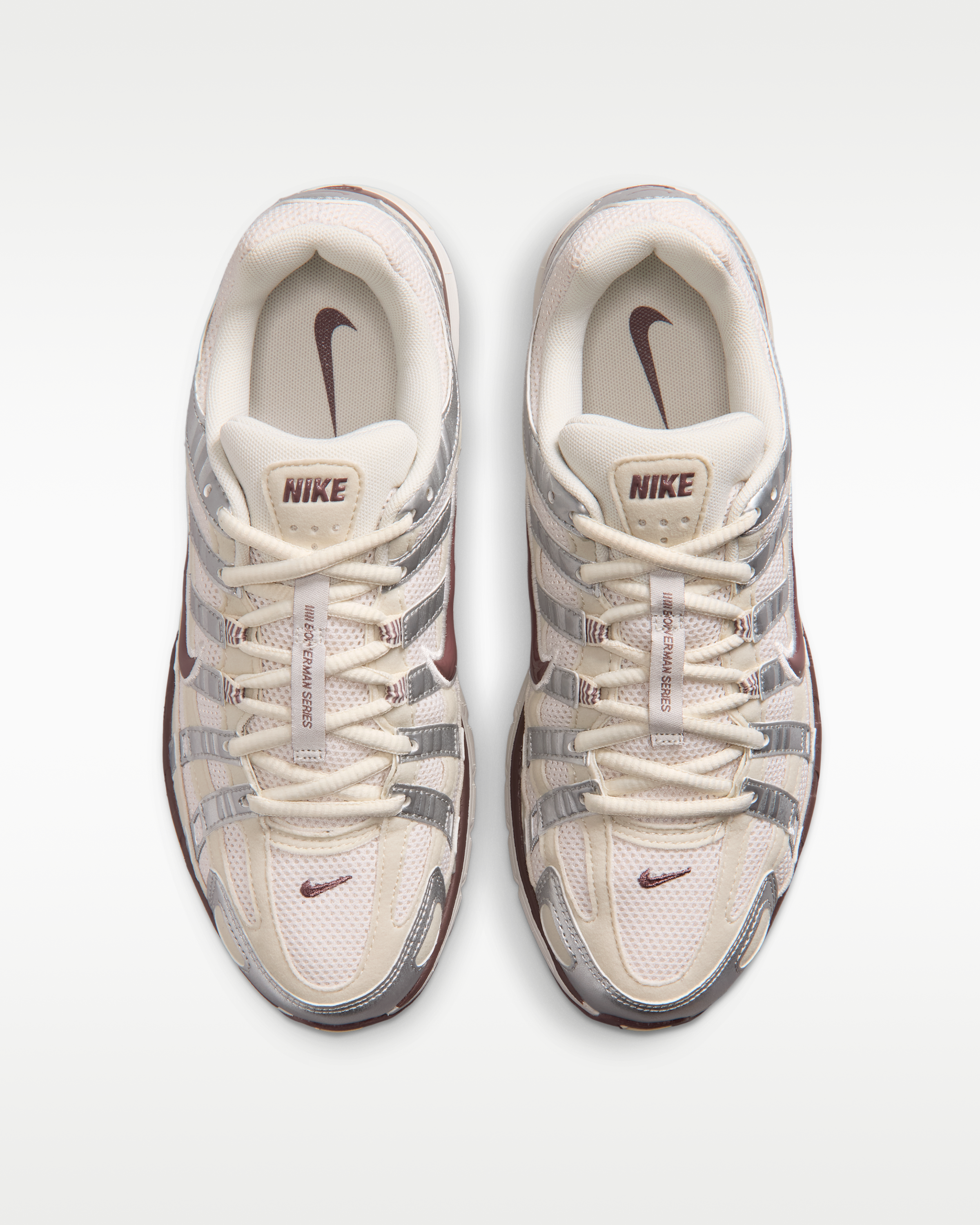 Nike P-6000 Women's Shoes - Phantom/Metallic Silver/Light Orewood Brown/Tattoo - View 4