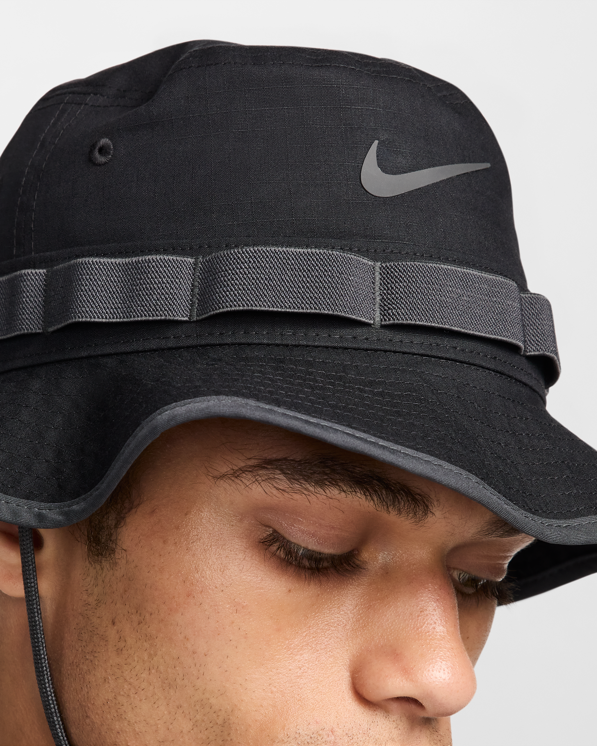 Nike Apex Dri-FIT Bucket Hat - Black/Anthracite/Anthracite/Anthracite - View 4