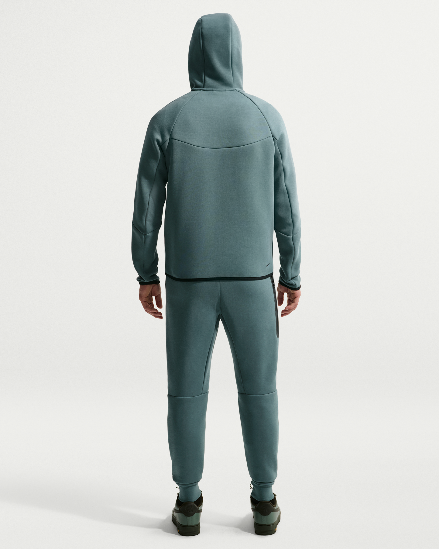 Nike Tech Men's Fleece Windrunner Full-Zip Jacket - Mineral Slate/Black - View 5
