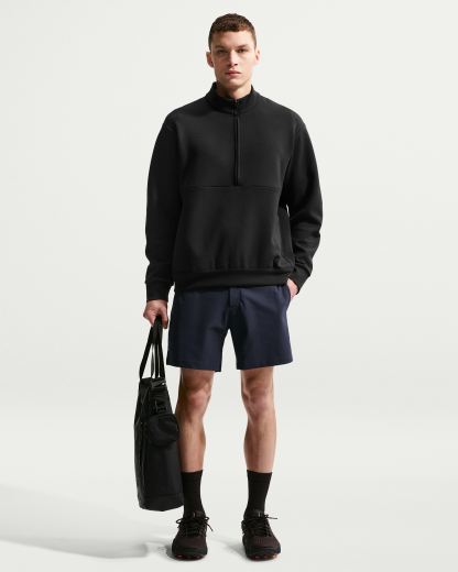Nike 24.7 ImpossiblySoft Men's Dri-FIT 1/2-Zip Top - Black/Dark Smoke Grey - View 4