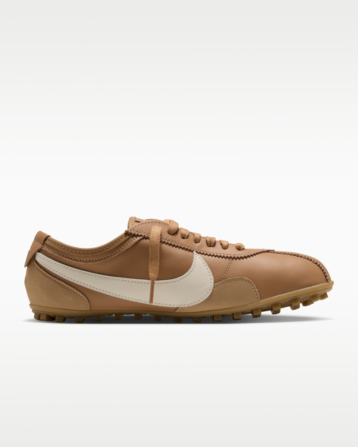 Nike Moon Shoe OG Leather Women's Shoes - Flax/Gum Medium Brown/Malachite/Pale Ivory - View 3