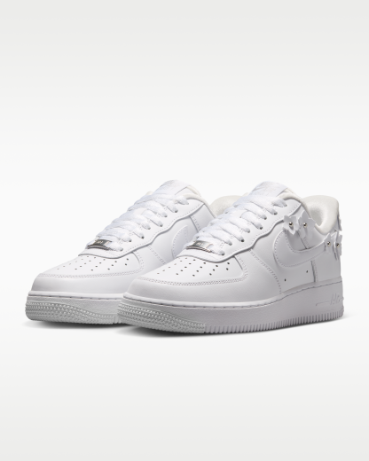 Nike Air Force 1 '07 'Florette' Women's Shoes - White/Wolf Grey/Metallic Silver/White - View 5