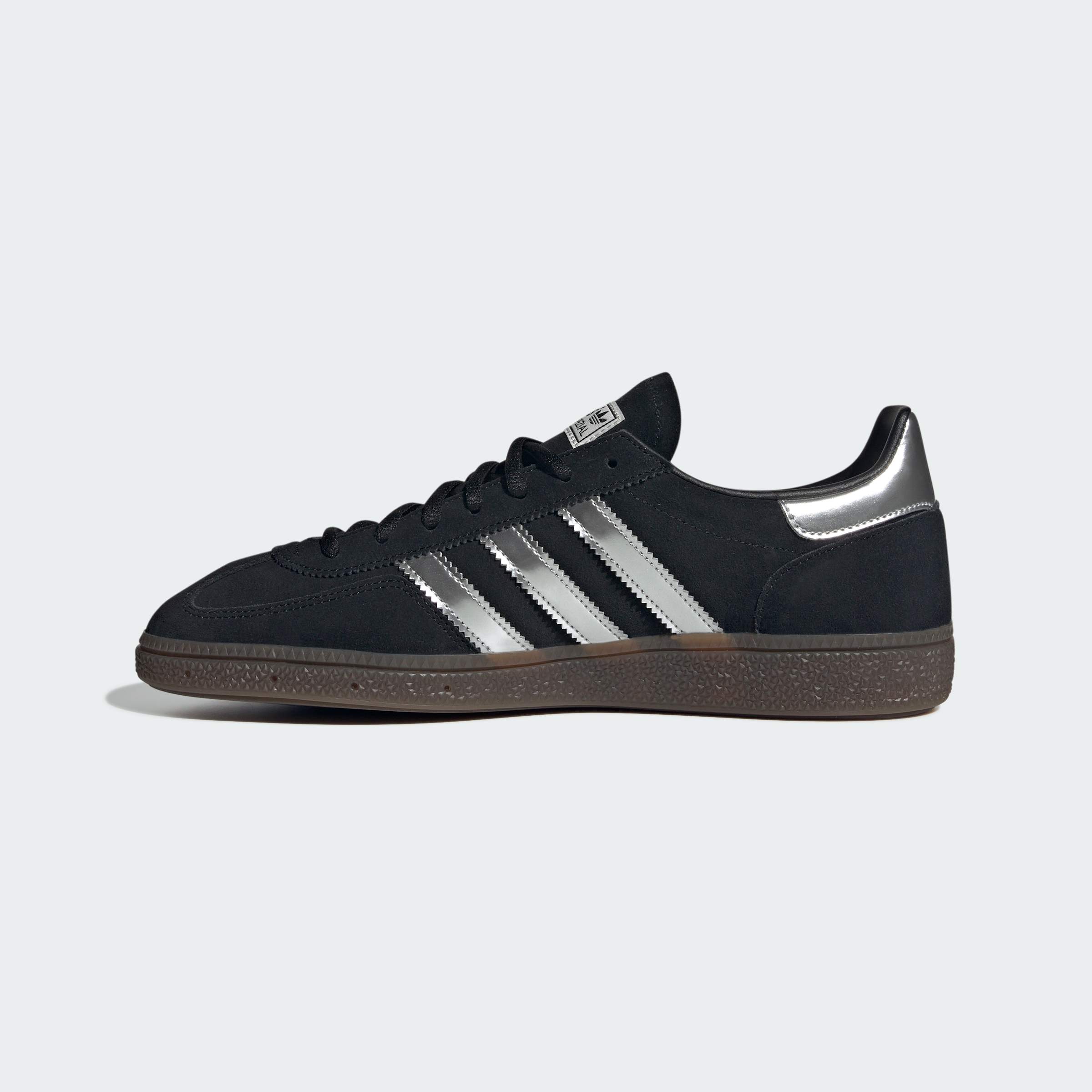 adidas Handball Spezial Shoes - Core Black / Silver Metallic / Gum - View 7