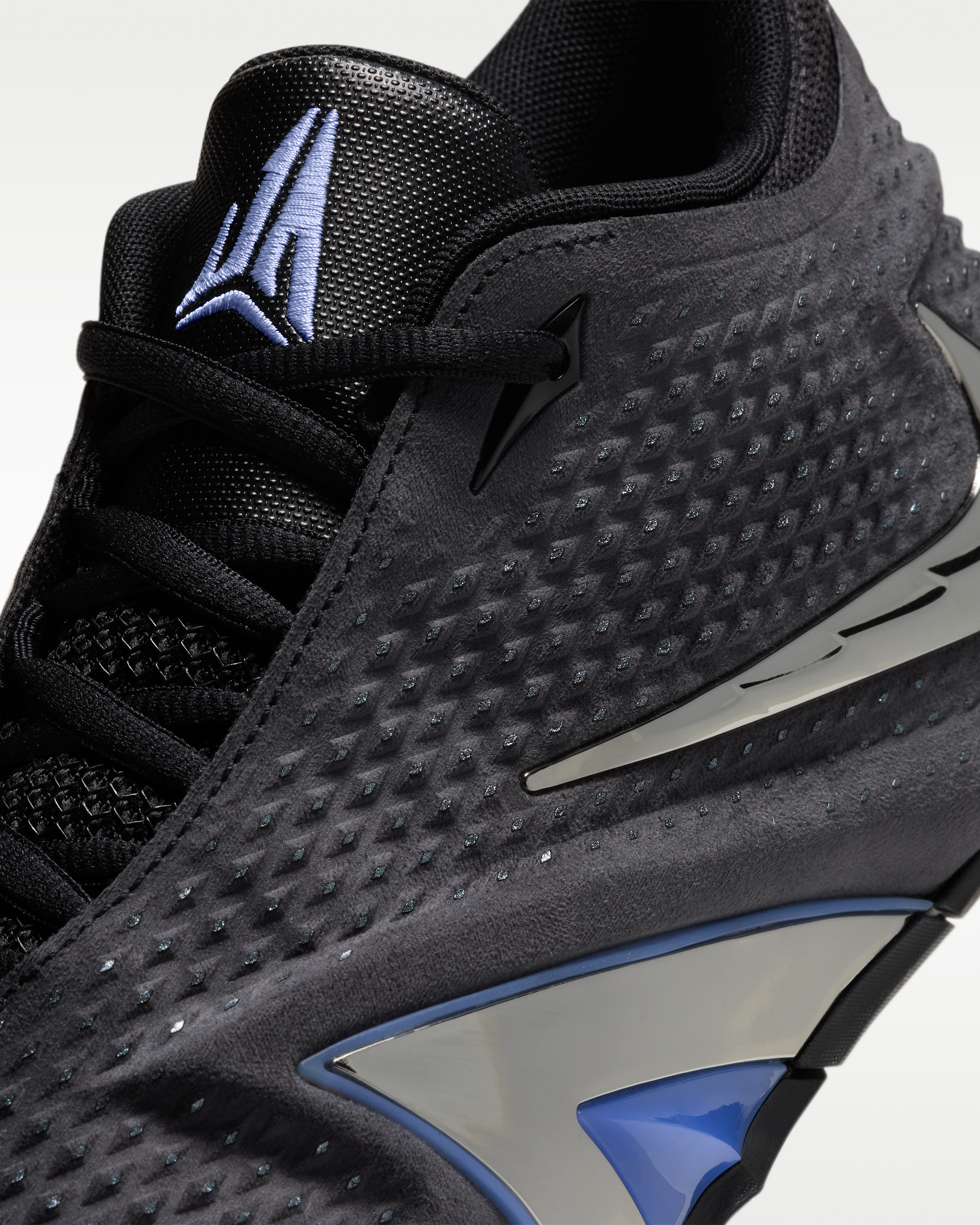 Ja 4 'Dark Mode' Basketball Shoes - Black/Cobalt Bliss/Dark Smoke Grey/Metallic Silver - View 7