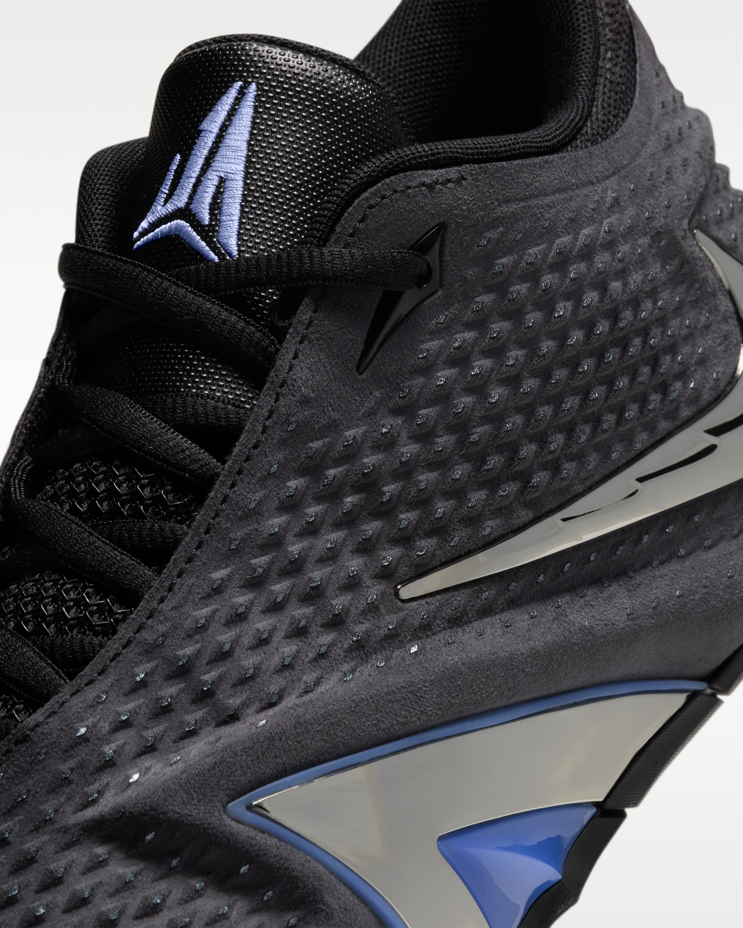 Ja 4 'Dark Mode' Basketball Shoes - Black/Cobalt Bliss/Dark Smoke Grey/Metallic Silver - View 7