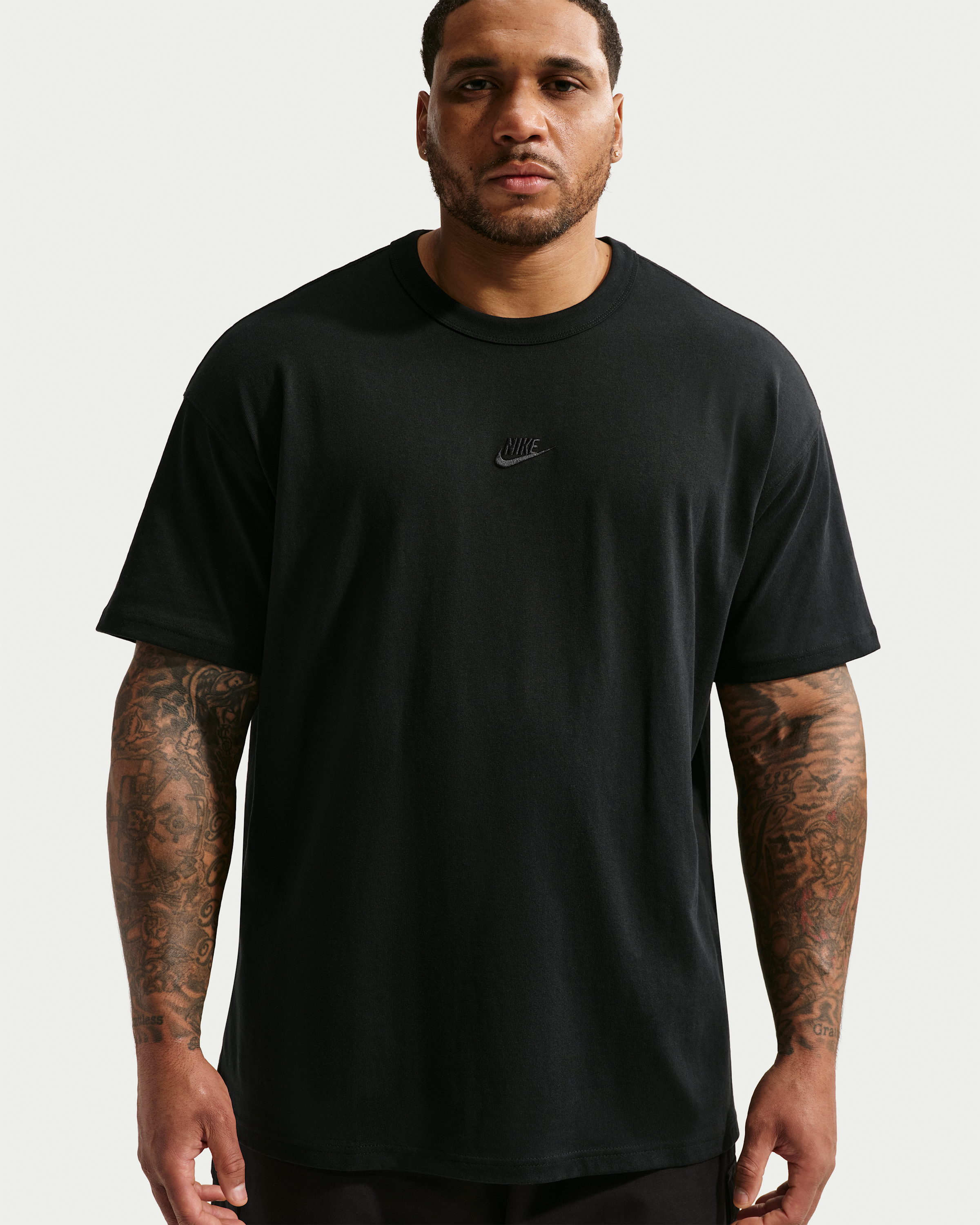 Nike Sportswear Premium Essentials Men's T-Shirt - Black - View 6