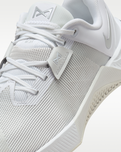 Nike Metcon 10 Women's Training Shoes - White/Platinum Tint/Wolf Grey/Metallic Silver - View 7