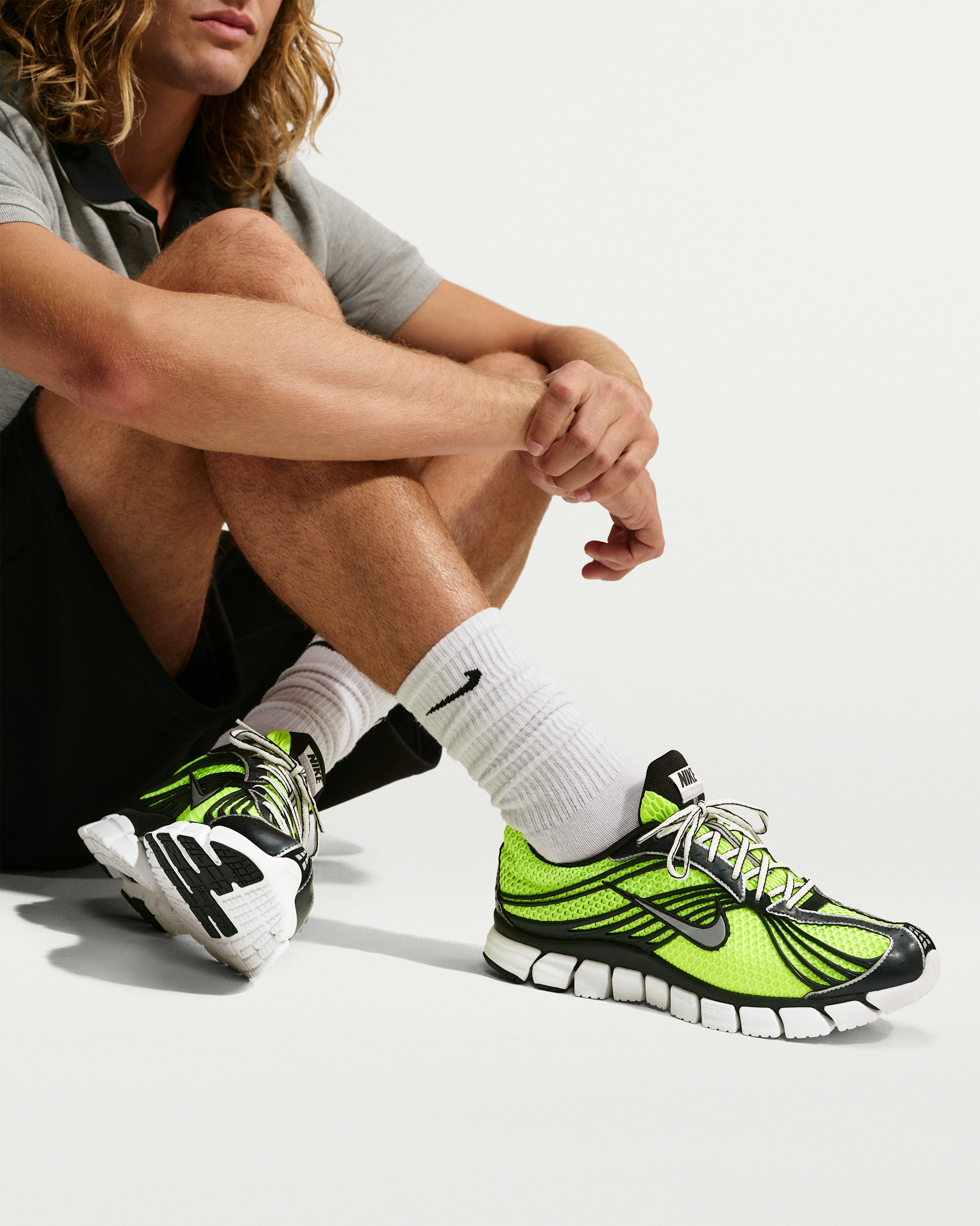 Nike Zoom Skylon 11 Men's Shoes - Volt/Black/Light Smoke Grey/Metallic Silver - View 9