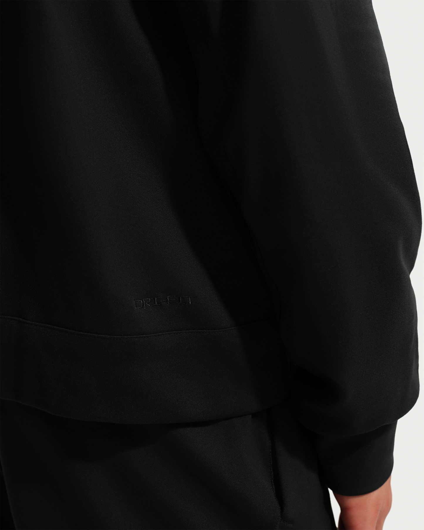 Nike Primary NanoKnit Men's Dri-FIT UV Protection Pullover Performance Hoodie - Black/Black - View 6