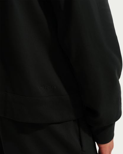 Nike Primary NanoKnit Men's Dri-FIT UV Protection Pullover Performance Hoodie - Black/Black - View 6