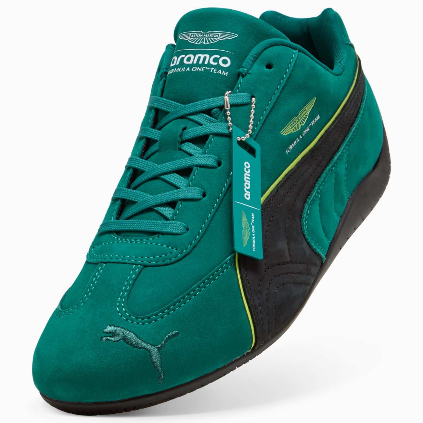 PUMA x ASTON MARTIN ARAMCO F1® TEAM Speedcat Low Sneakers Unisex - Green Lux-PUMA Black - Image 8
