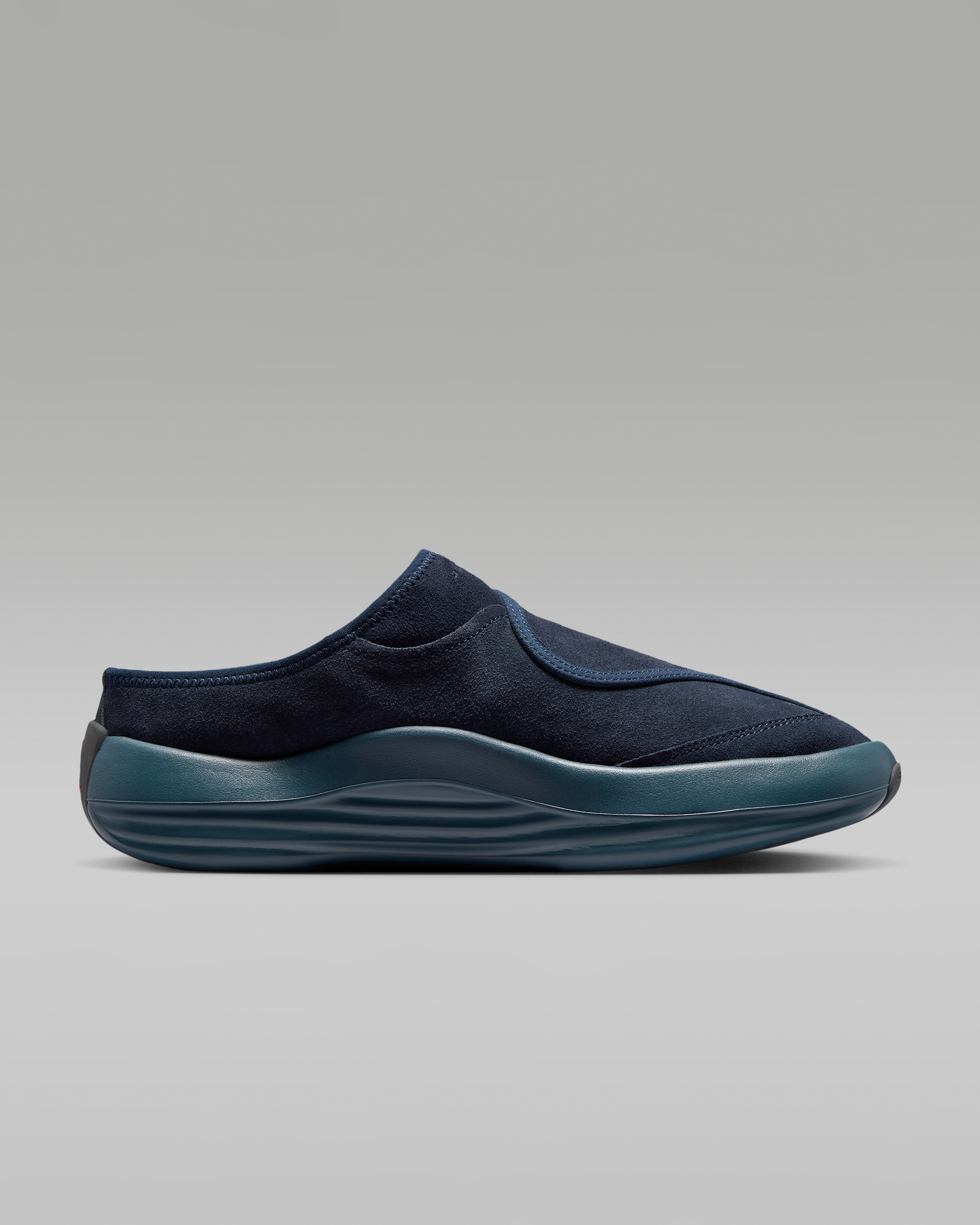 Jordan Future Men's Mules - Dark Obsidian/Blue Fox/Picante Red - View 3