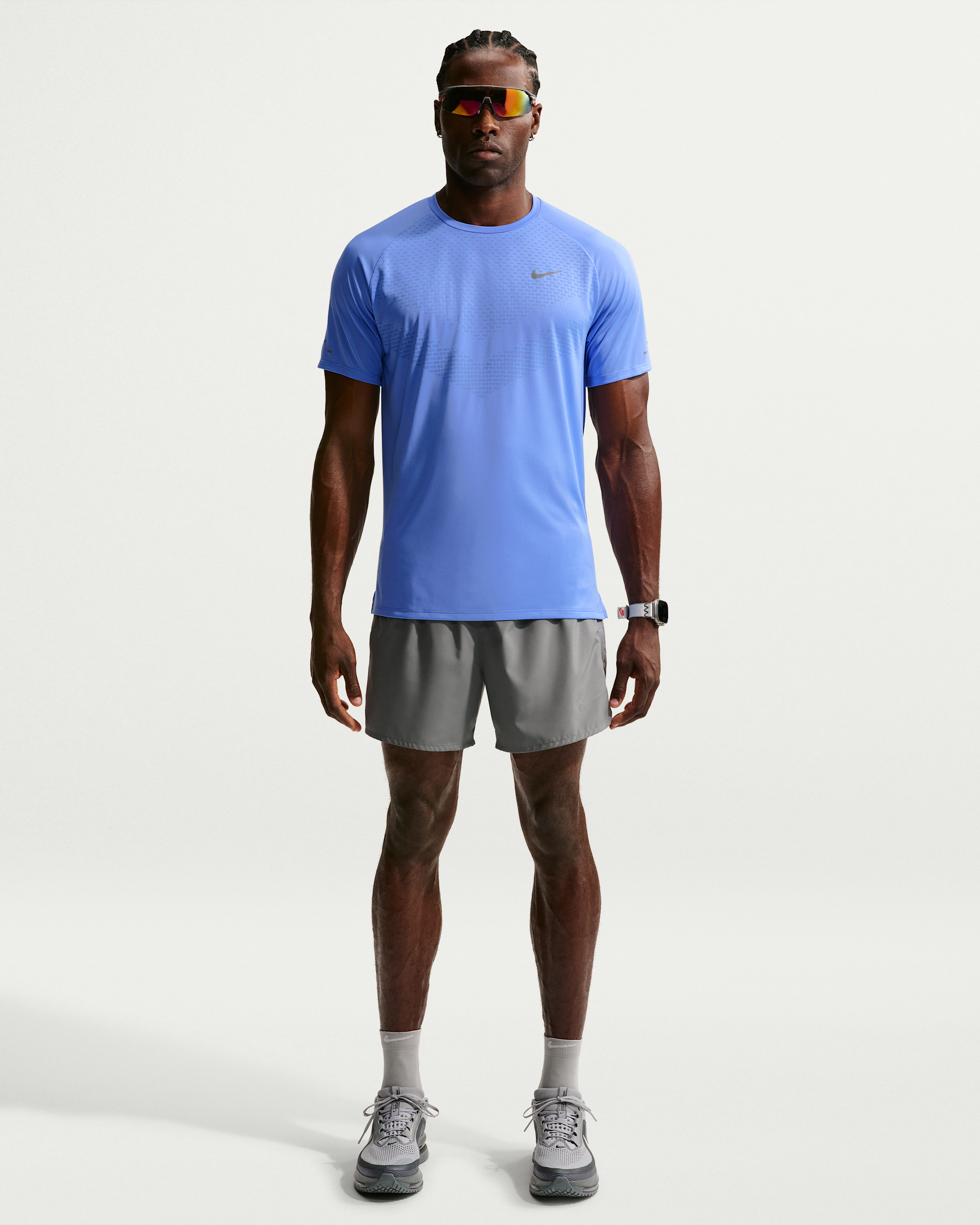 Nike Stride Men's Dri-FIT ADV Short-Sleeve Running Top - Royal Pulse - View 4
