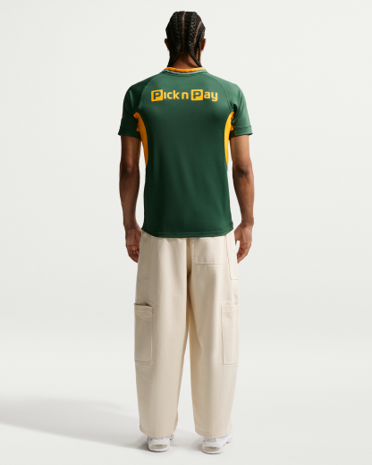 Springboks RGR Replica Home Men's Nike Rugby Shirt - Gorge Green/University Gold/University Gold - View 5