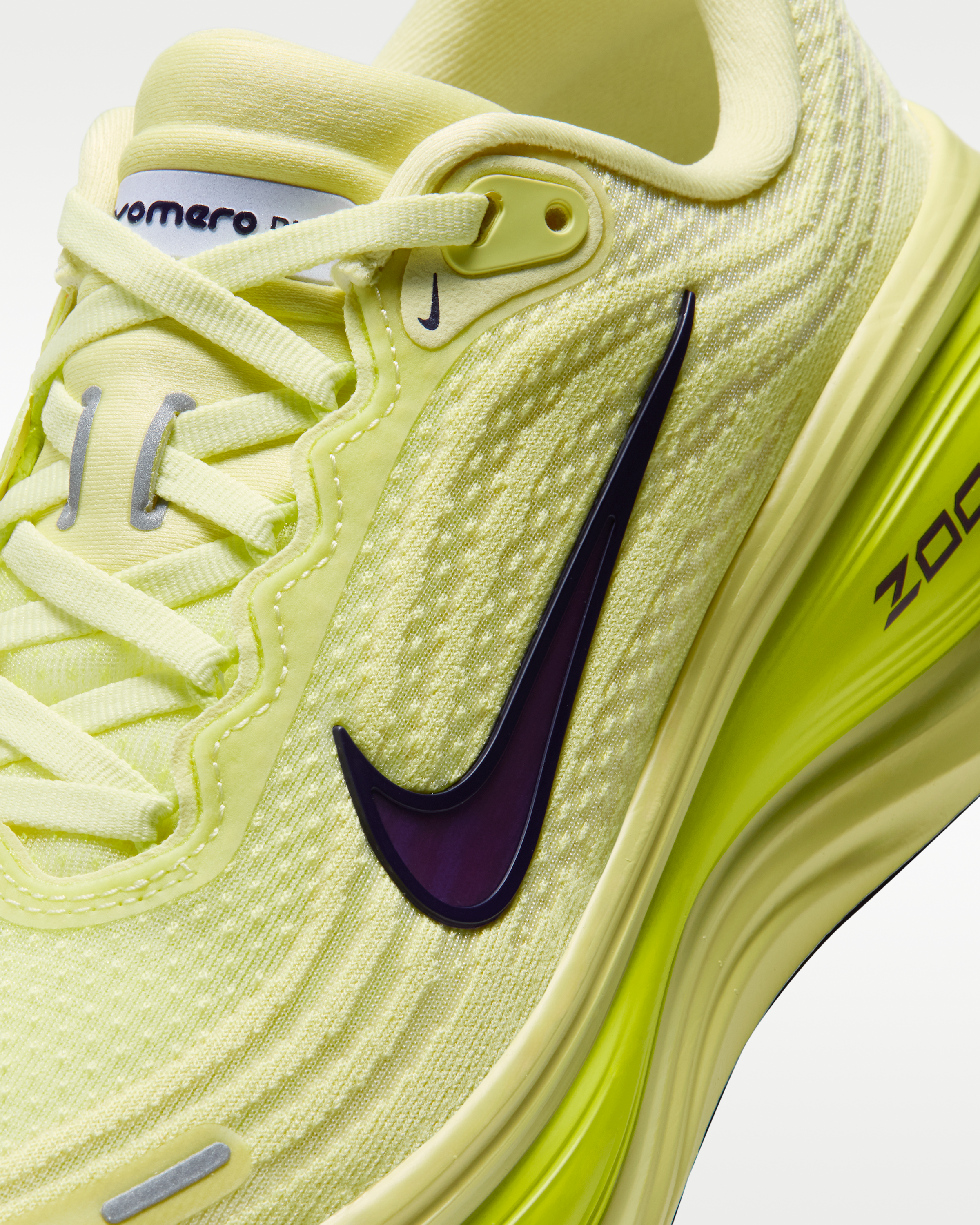 Nike Vomero Plus Women's Road Running Shoes - Fennel/Lemon Venom/Lemon Chiffon/Purple Dynasty - View 7