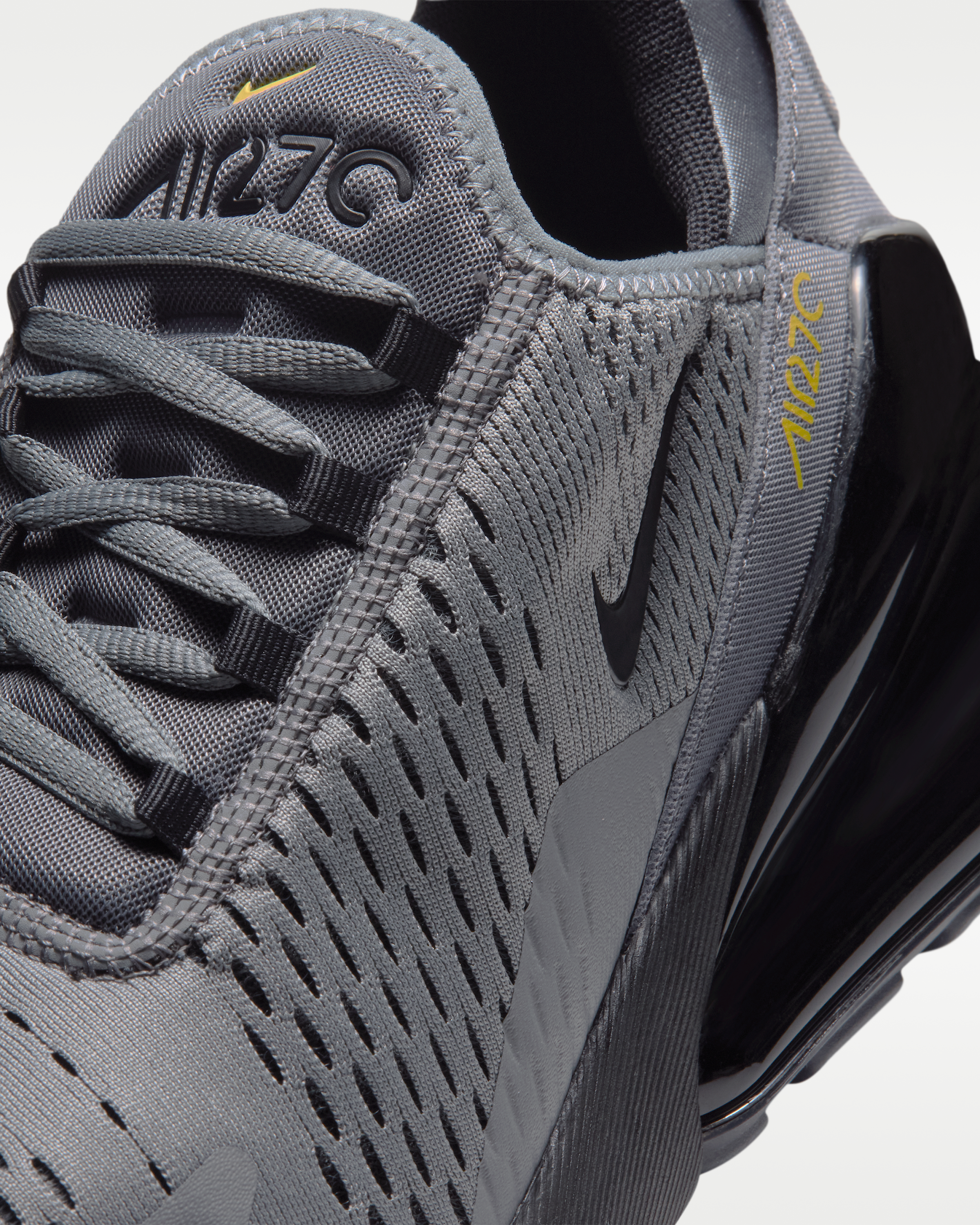Nike Air Max 270 Men's Shoes - Smoke Grey/Chrome Yellow/Dark Smoke Grey/Black - View 7