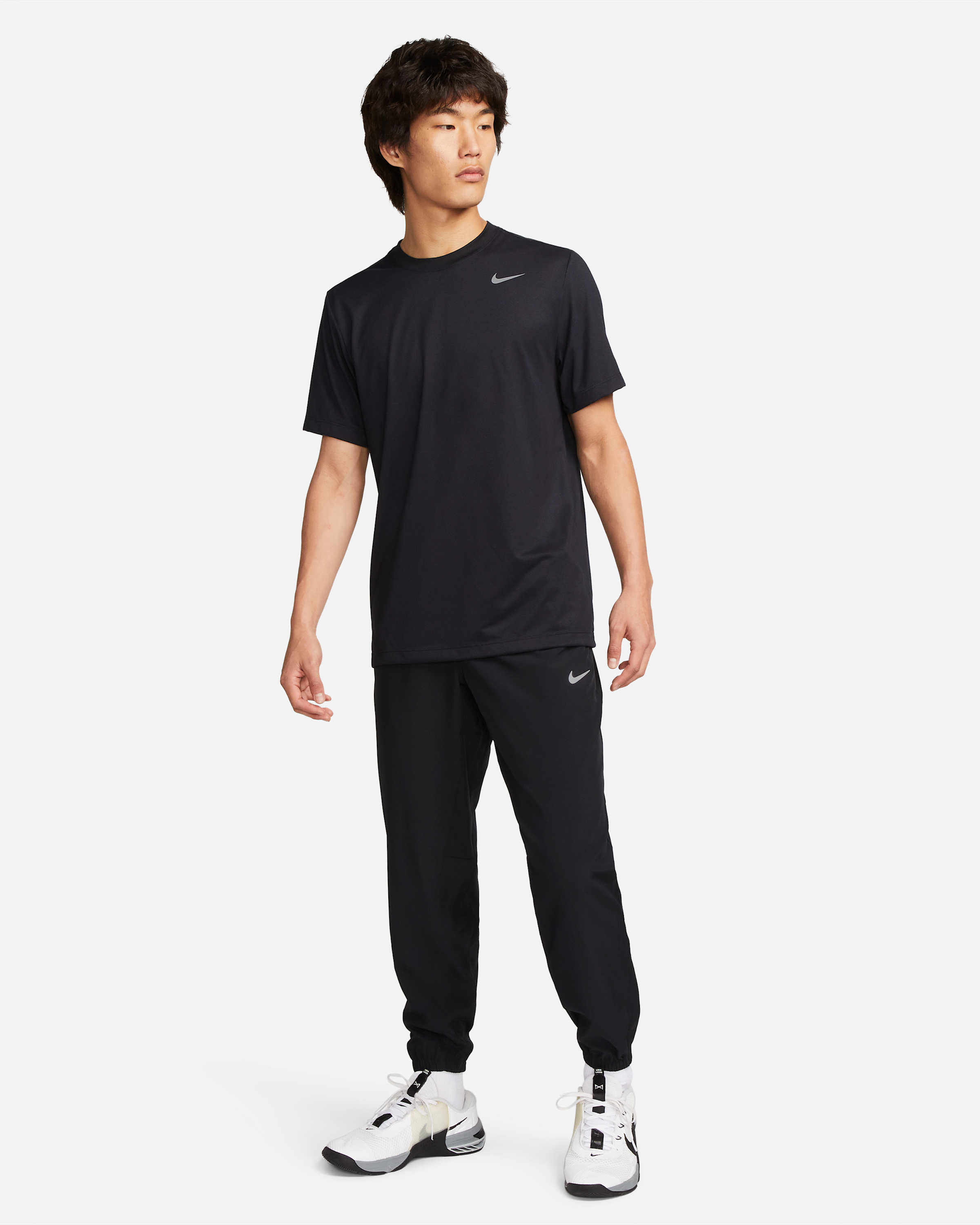 Nike Form Men's Dri-FIT Tapered Versatile Trousers - Black/Black - View 6