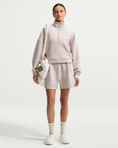 Nike 24.7 ImpossiblySoft Women's Dri-FIT Oversized 1/2-Zip Top - Cream II/Cream II/College Grey - View 4