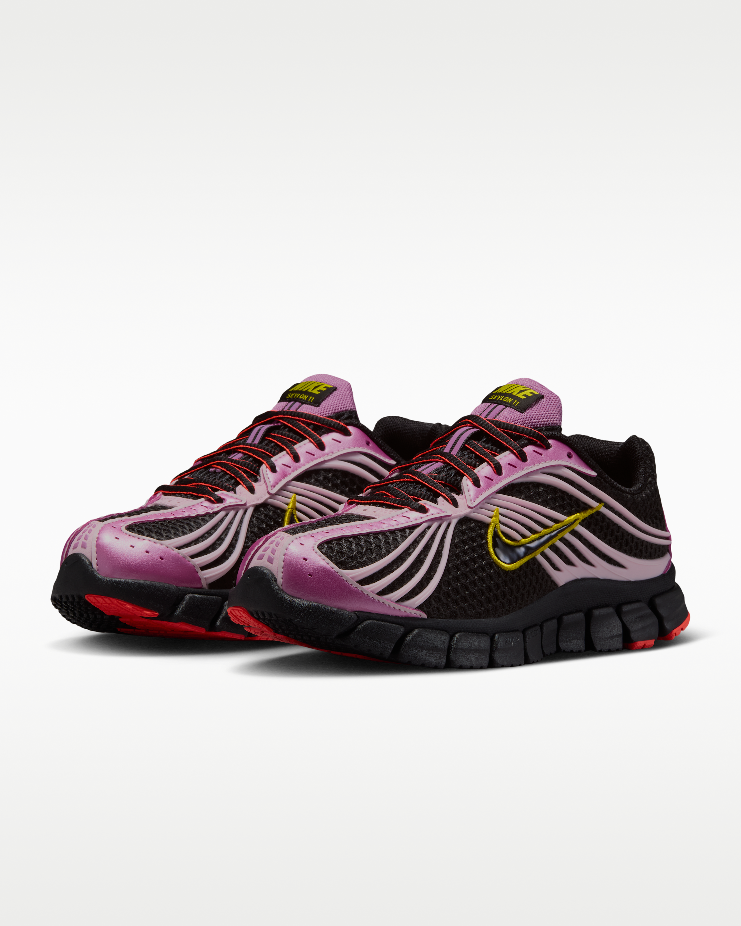 Nike Zoom Skylon 11 Women's Shoes - Black/Light Magenta/Pink Foam/Black - View 5