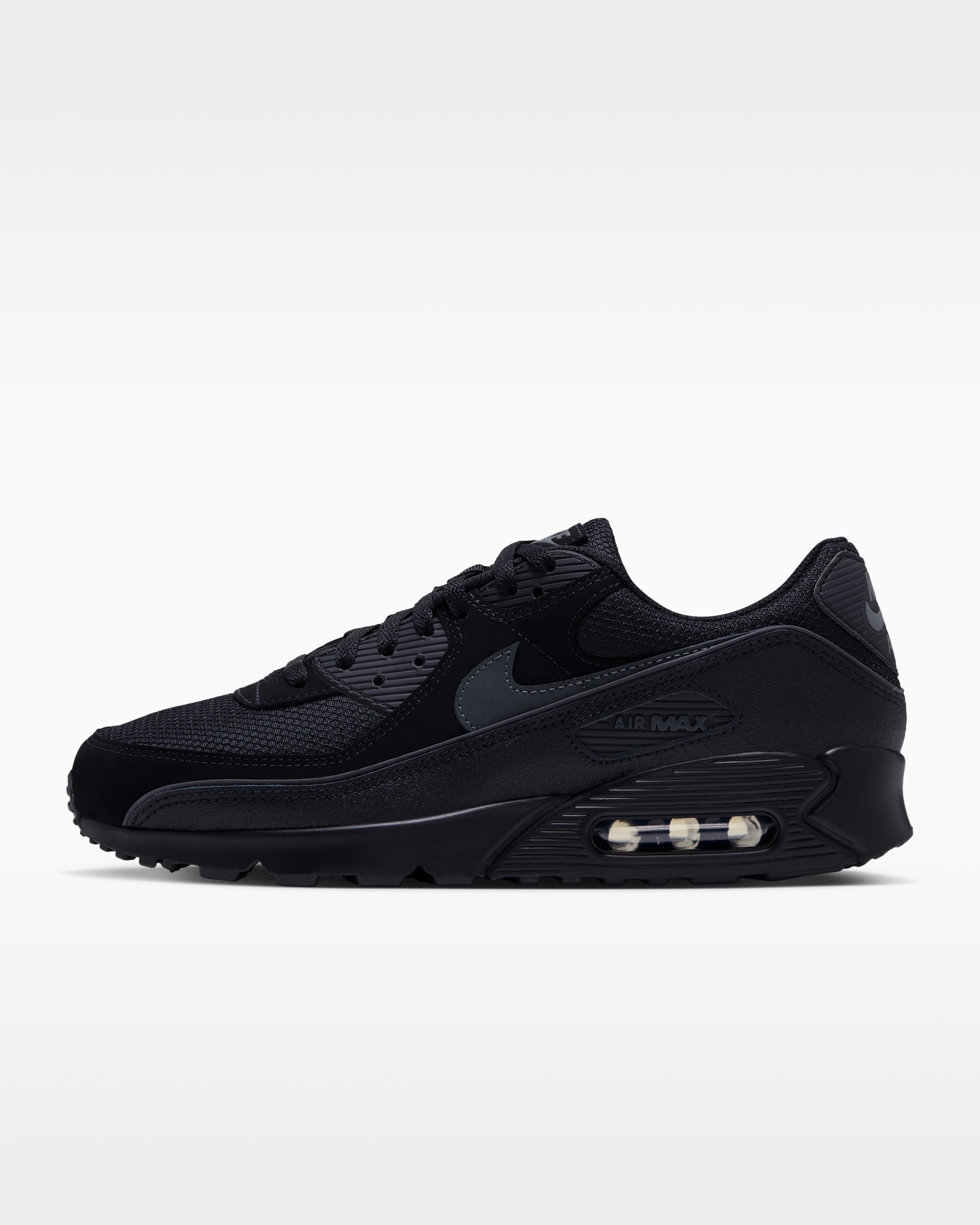 Nike Air Max 90 Men's Shoes - Black/Anthracite - View 1