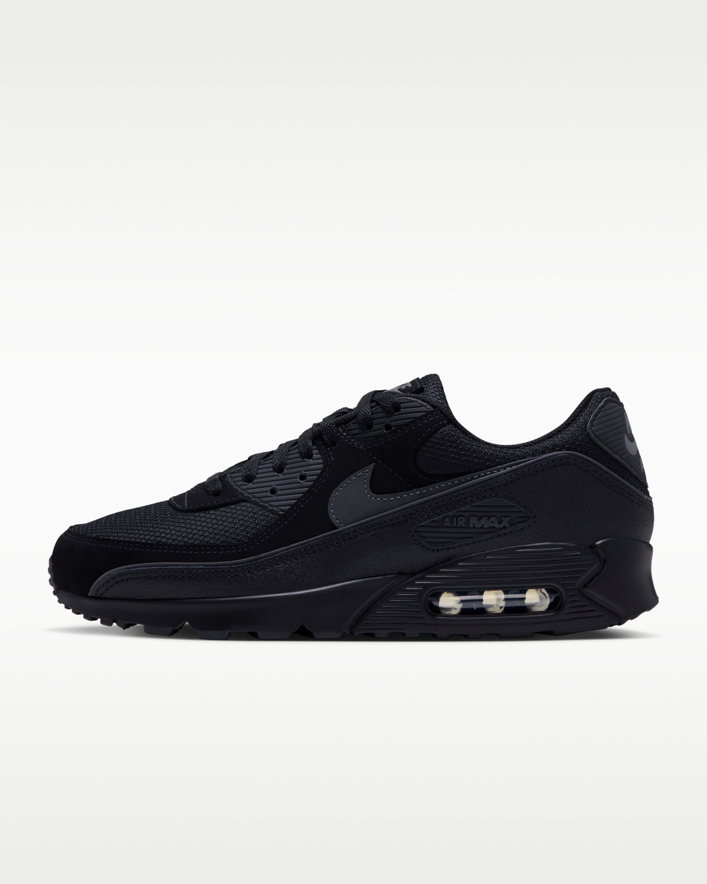 Nike Air Max 90 Men's Shoes - Black/Anthracite - View 1