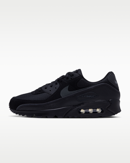 Nike Air Max 90 Men's Shoes - Black/Anthracite - View 1