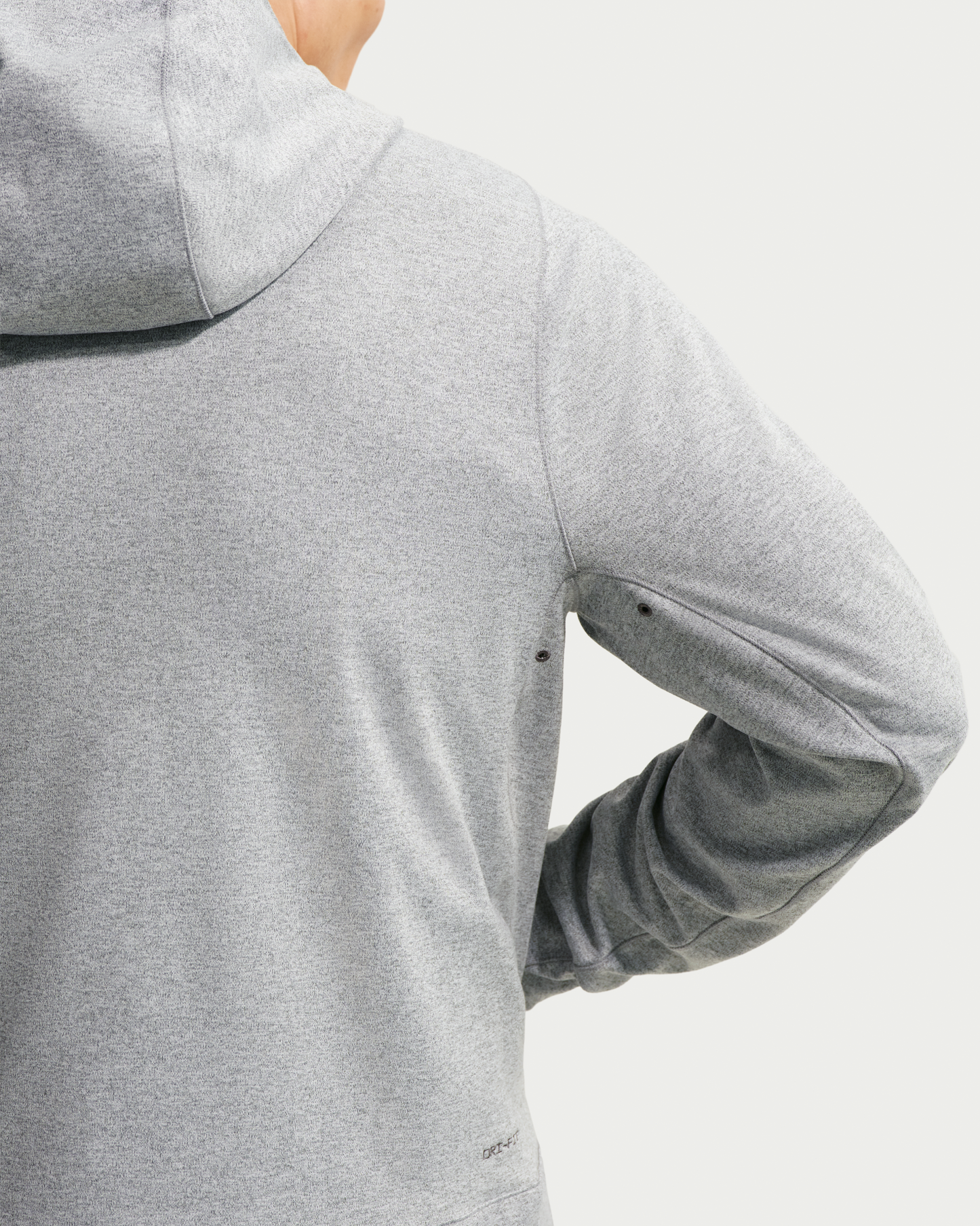 Nike Primary NanoKnit Men's Dri-FIT UV Protection Full-Zip Performance Hoodie - Smoke Grey/Heather/Smoke Grey - View 2