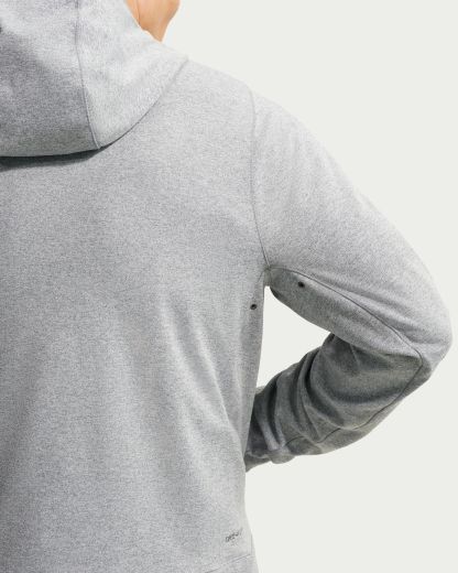 Nike Primary NanoKnit Men's Dri-FIT UV Protection Full-Zip Performance Hoodie - Smoke Grey/Heather/Smoke Grey - View 2
