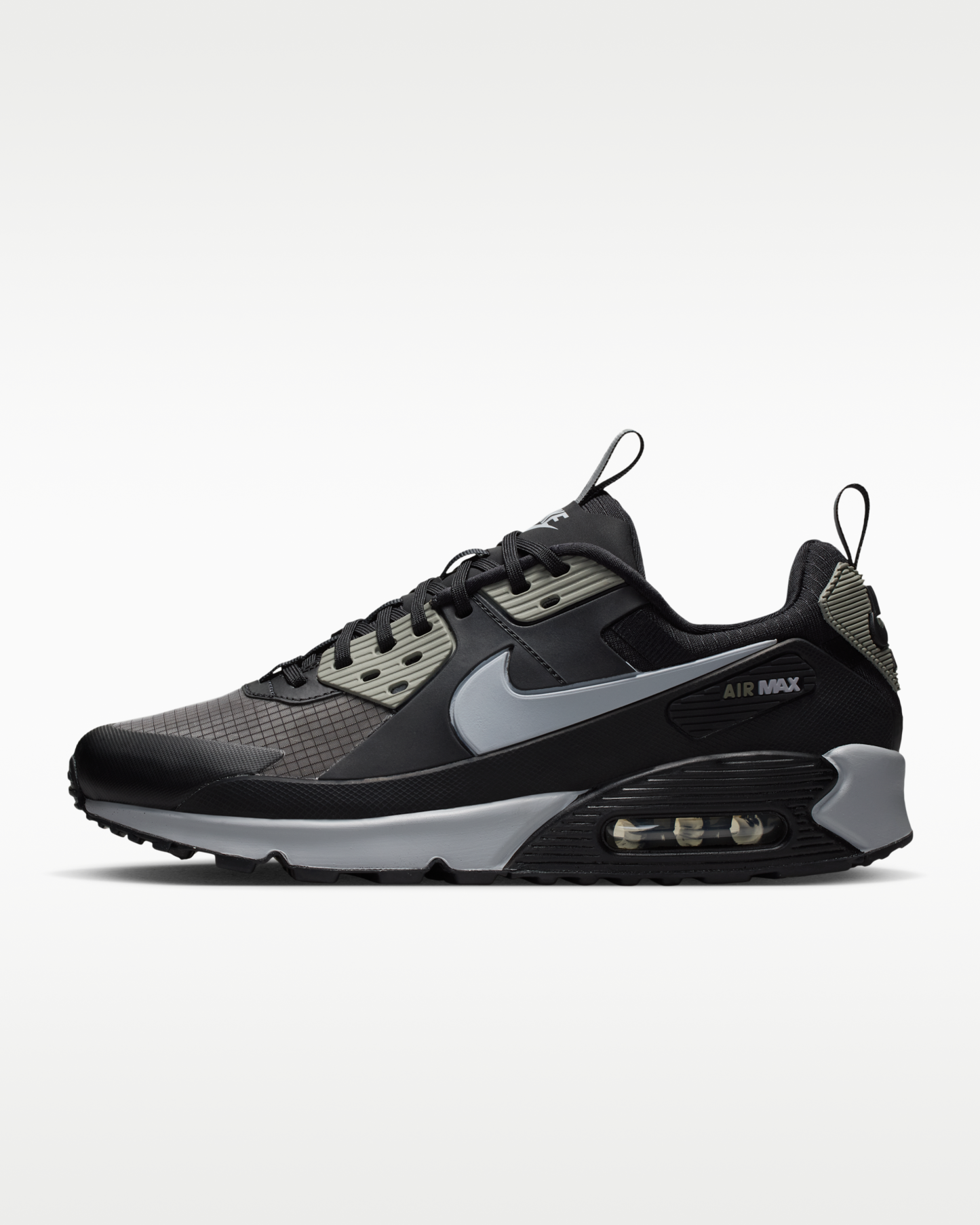 Nike Air Max 90 Drift Men's Shoes - Black/Dark Stucco/Reflect Silver/Wolf Grey - View 1