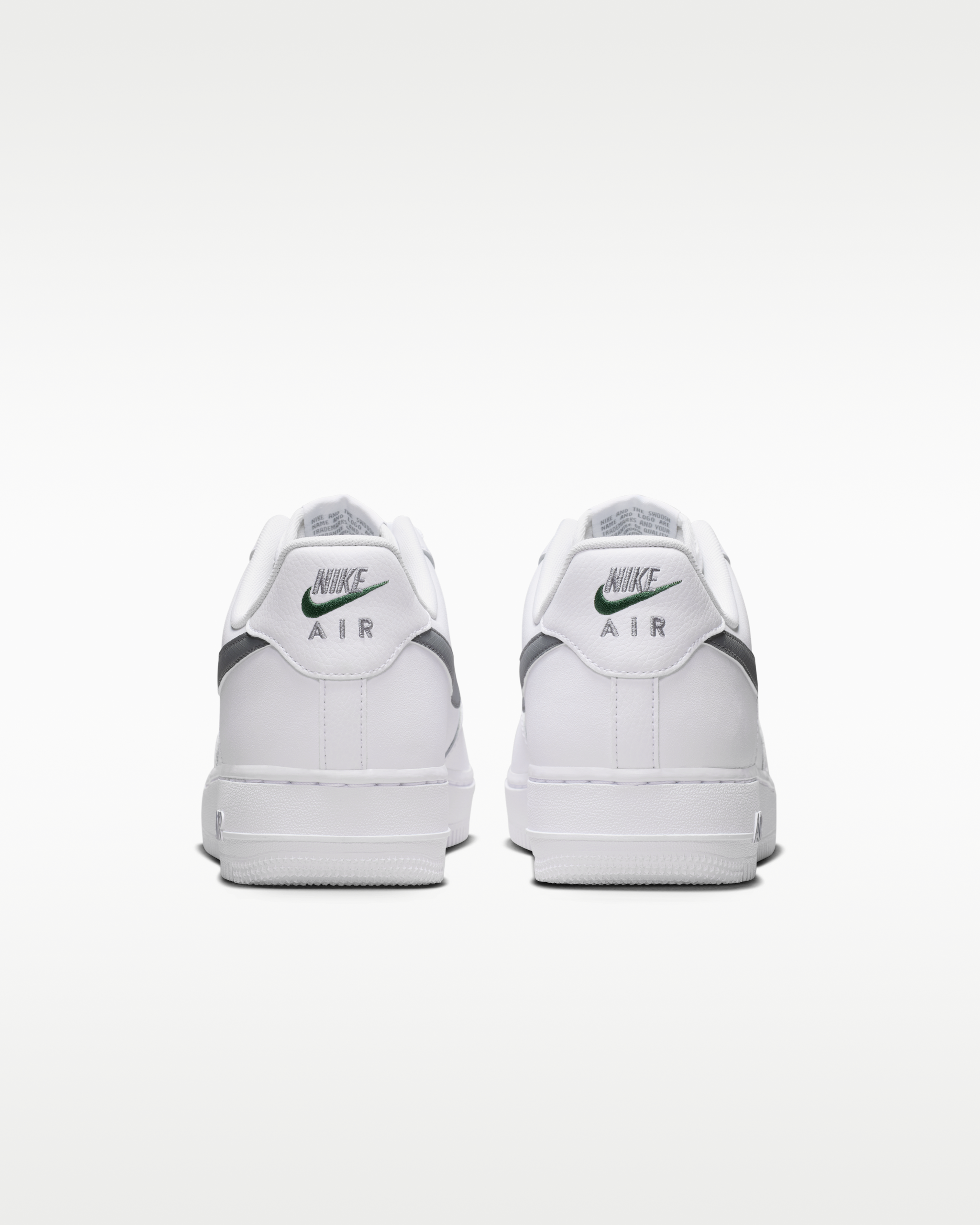 Nike Air Force 1 '07 Men's Shoes - White/Fir/Cool Grey/Cool Grey - View 6