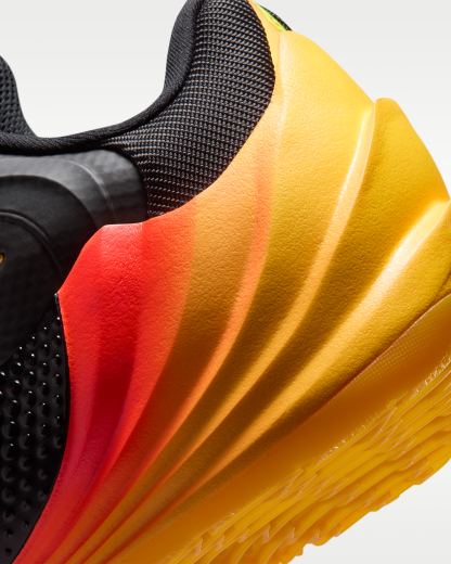 Giannis Freak 8 'Inferno' Basketball Shoes - Black/Laser Crimson/Metallic Silver/Laser Orange - View 8