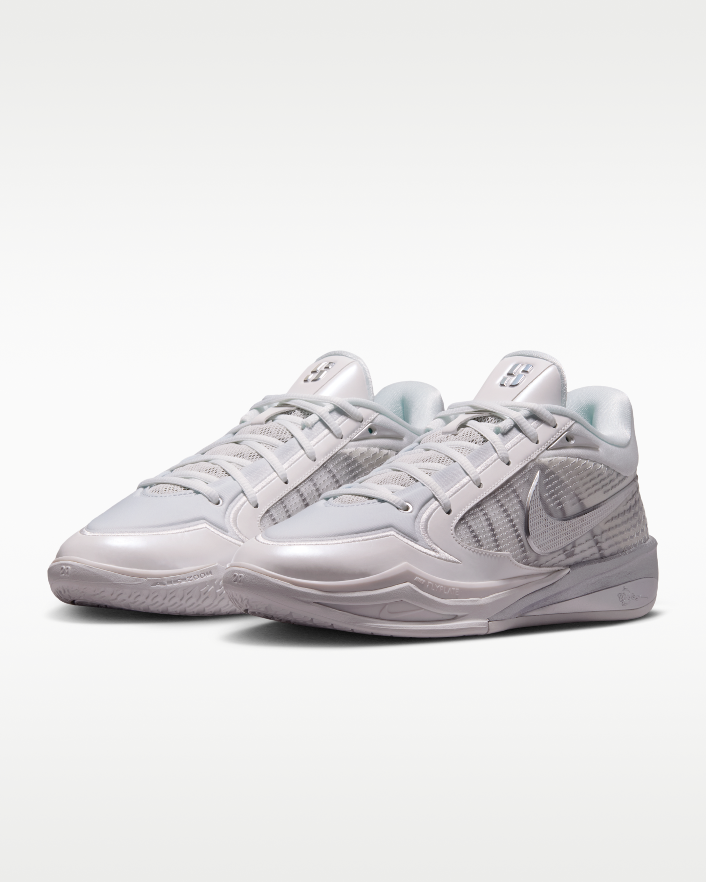 Sabrina 4 'Light Work' Basketball Shoes - Summit White/Black/Metallic Silver - View 5
