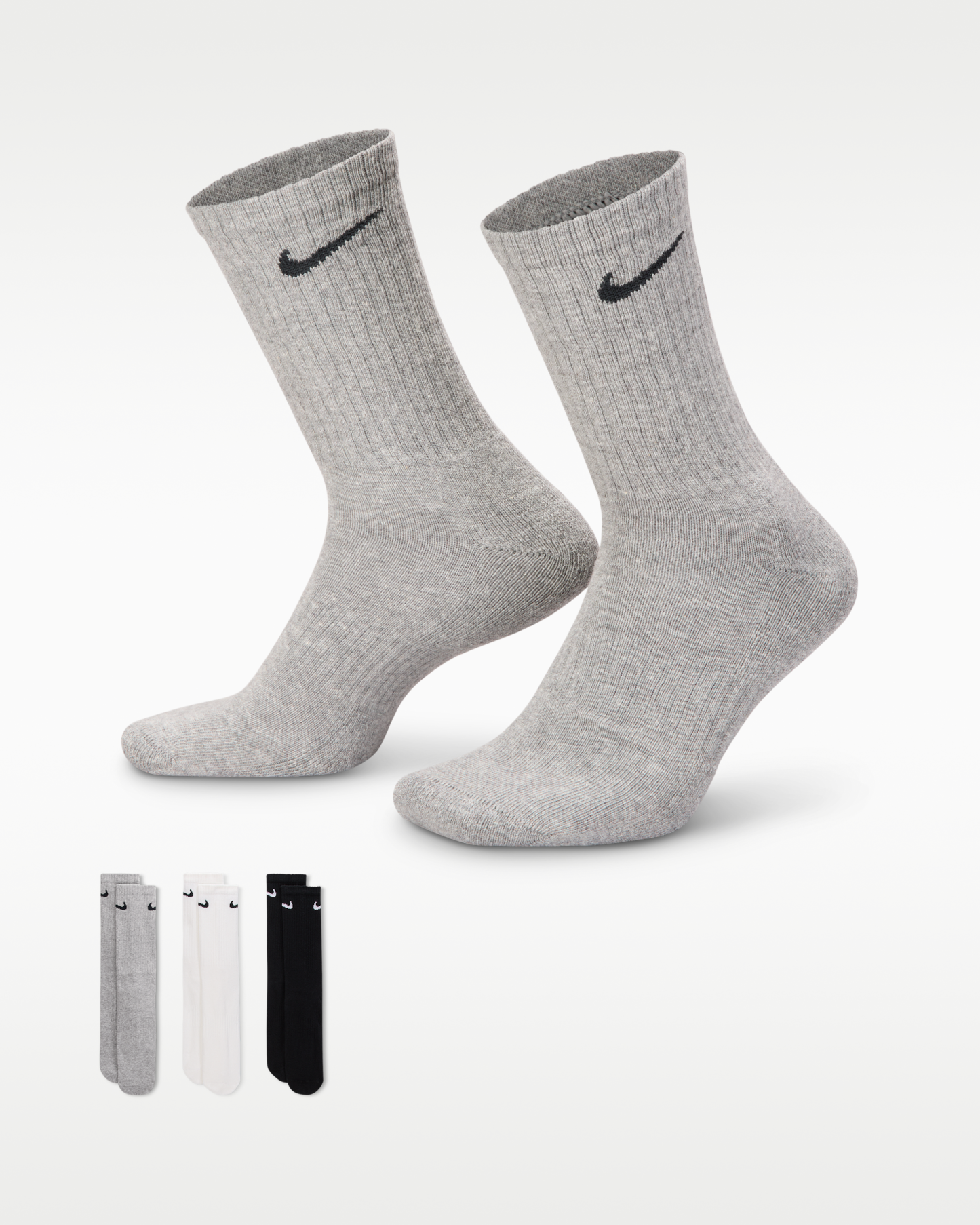 Nike Everyday Cushioned Training Crew Socks (6 Pairs) - Multi-Colour - View 1